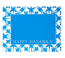 Load image into Gallery viewer, Chanukah laminated Drip tray set of 2 Blue and Purple