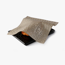 Load image into Gallery viewer, Challah Cover Hebrew Type - Champagne Leatherette