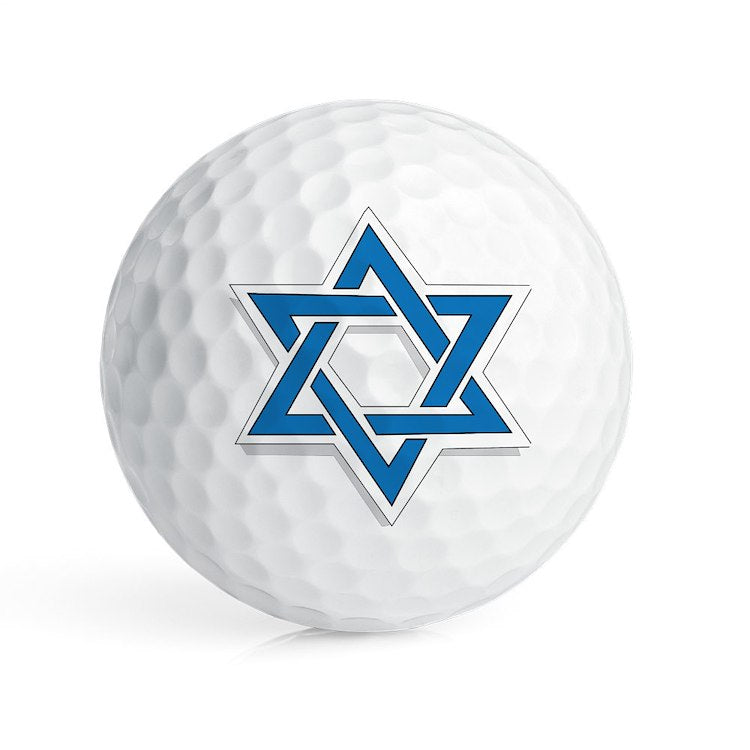 Jewish Star of David Golf Balls