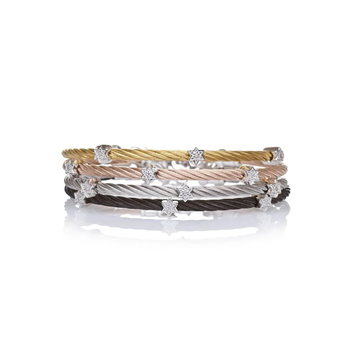Diamond Jewish Star Bracelet
