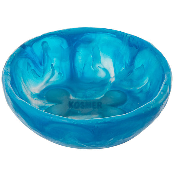 Chewish Treats Fairly Traded Dog Bowl/ Ocean Aqua