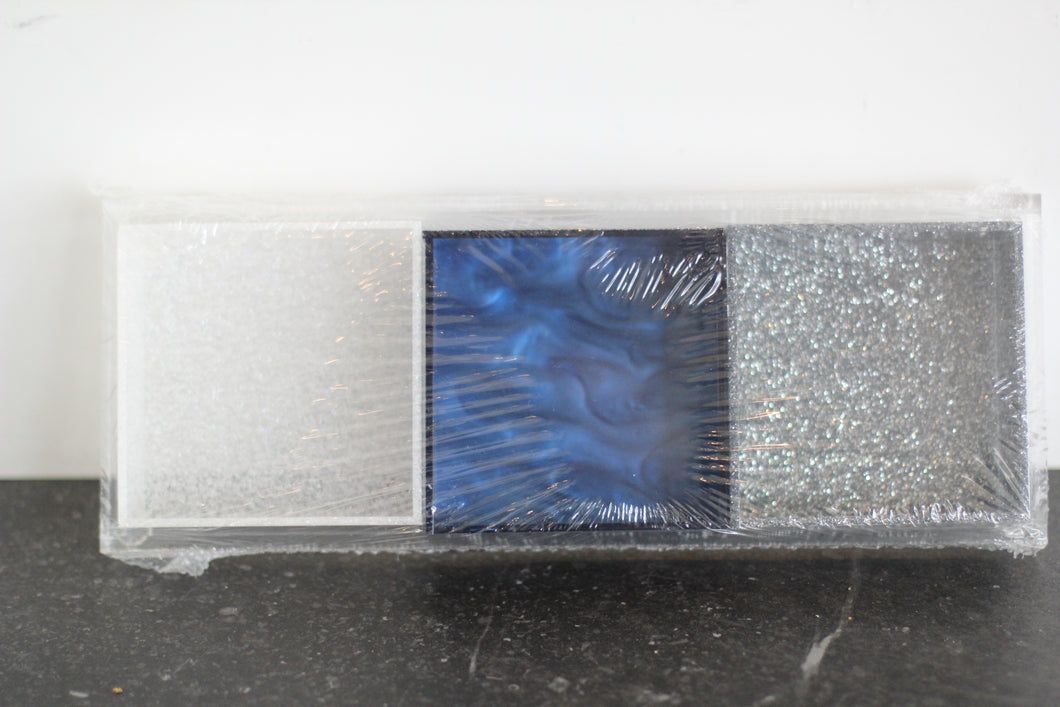 Lucite 3 Compartment Tray