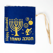 Load image into Gallery viewer, Chanukah Colorful Gelt Bag set of 4
