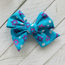 Load image into Gallery viewer, Star of David Hairbow
