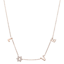 Load image into Gallery viewer, Jewish Star Love Necklace
