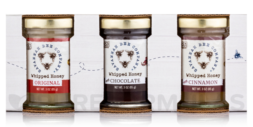 Whipped Honey Sample Set - Original, Chocolate & Cinnamon Flavors