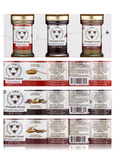 Load image into Gallery viewer, Whipped Honey Sample Set - Original, Chocolate &amp; Cinnamon Flavors
