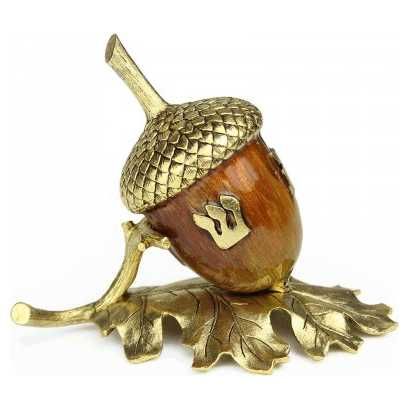 Gold Acorn Dreidel